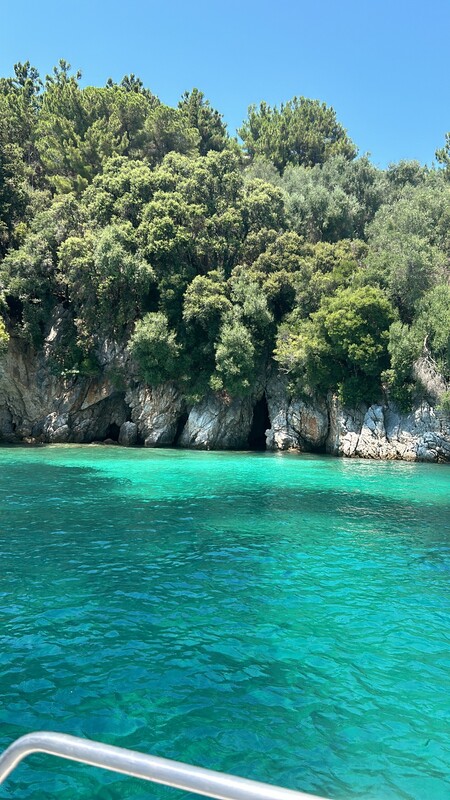 Northeast Corfu caves and hidden coves